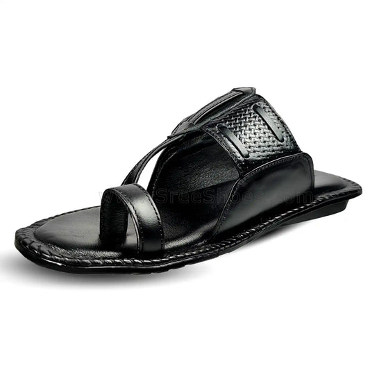 Genuine Leather Sandals Formal Slider Slippers