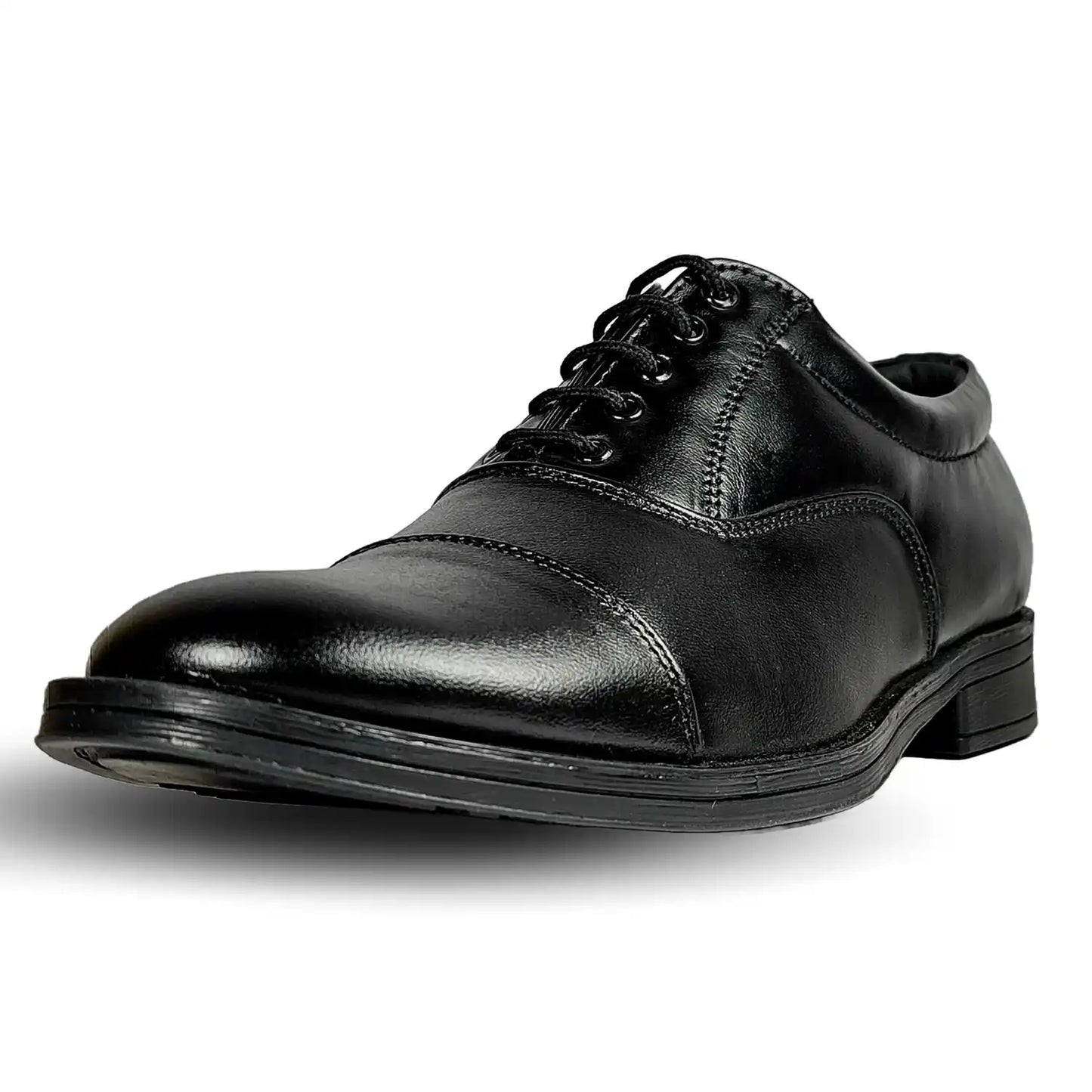 Police Dress Shoes Pure Leather Oxford for Men