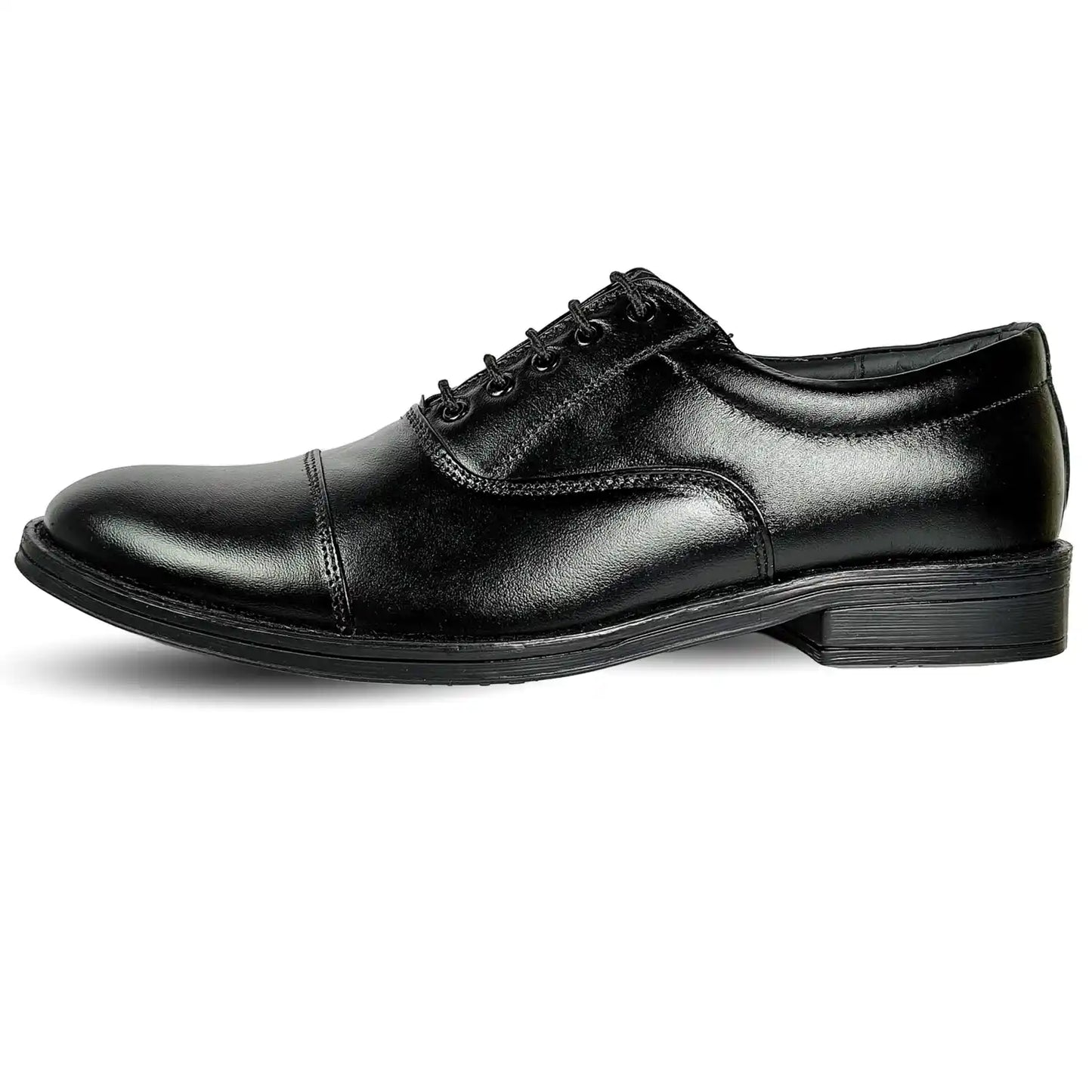 Police Dress Shoes Pure Leather Oxford for Men