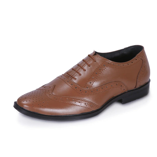 Brogue Pure Leather Shoes For Men